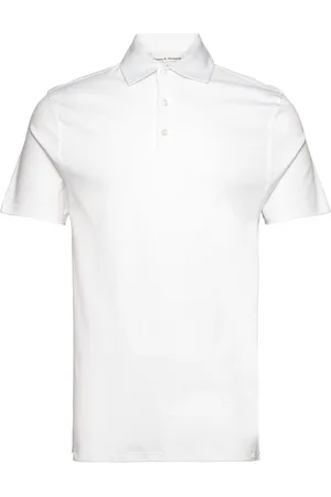 Bruun & Stengade Bs Cayo Regular Fit Polo Shirt Tops Polos Short-sleeved White