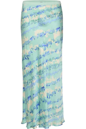 Culture Cubarbara Skirt Lang Nederdel Green