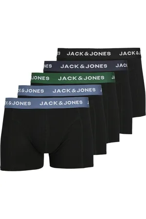JACK & JONES Jacsolid Trunks 5 Pack Op Boxershorts Black Jack & J S