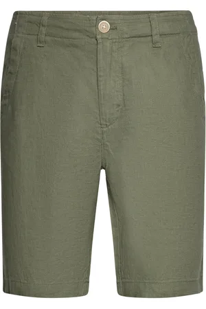 Bruun & Stengade Bs Abel Regular Fit Shorts Bottoms Shorts Casual Green