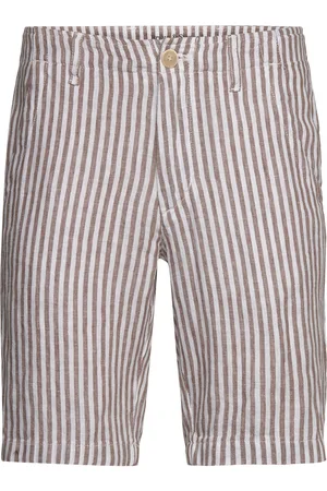 Bruun & Stengade Bs Abel Regular Fit Shorts Bottoms Shorts Casual Brown