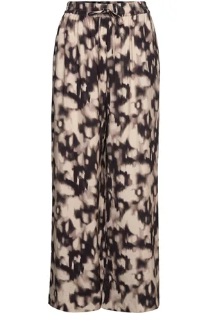 Samsøe Samsøe Sahelena Trousers 14639 Bottoms Trousers Wide Leg Beige