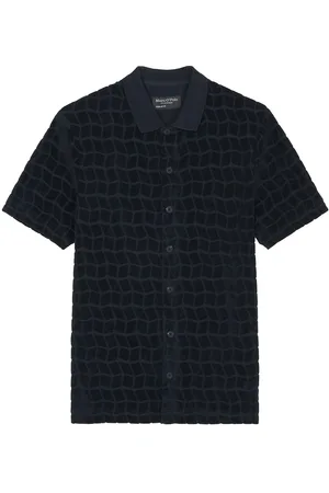 Marc O’ Polo Polos Short Sleeve Tops Shirts Short-sleeved Navy