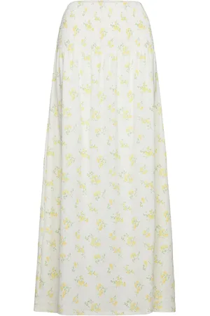 Gina Tricot Smock Maxi Skirt Maxikjole Festkjole Multi/patterned