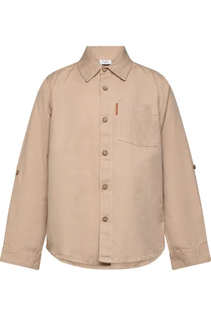 Hust & Claire Rollo - Shirt Tops Shirts Long-sleeved Shirts Beige