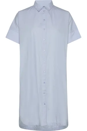 SELECTED Slfblair 2/4 Short Shirt Dress Noos Kort Kjole Blue