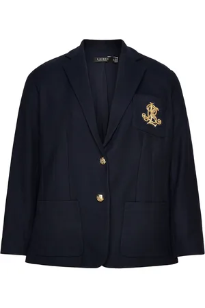 Ralph Lauren Bullion Jacquard Blazer Blazers Single Breasted Blazers Navy