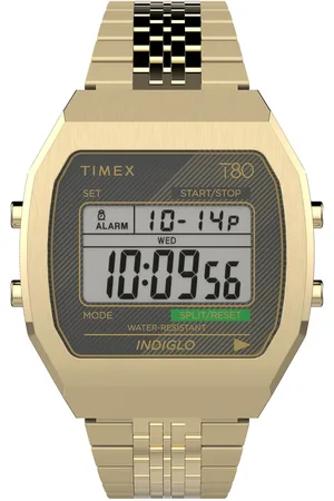 Timex T80 Steel 36Mm Stainless Steel Bracelet Watch Accessories Watches Digital Watches Gold