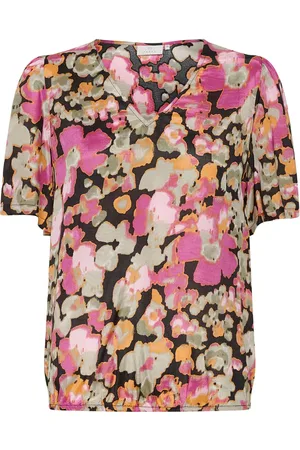 Kaffe Kalaila Blouse Tops T-shirts & Tops Short-sleeved Pink