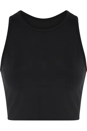 GIRLFRIEND COLLECTIVE Tipped Dylan Bra Tops Crop Tops Sleeveless Crop Tops Black