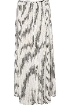 My Essential Wardrobe Melissamw Skirt Lang Nederdel White