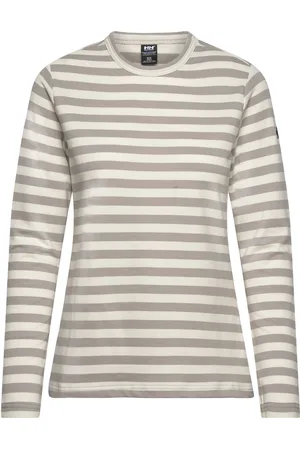 Helly Hansen W Arctic Ocean Long Sleeve Sport T-shirts & Tops Long-sleeved Grey