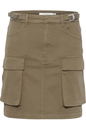 Gestuz Marligz Hw Skirt Kort Nederdel Khaki Green