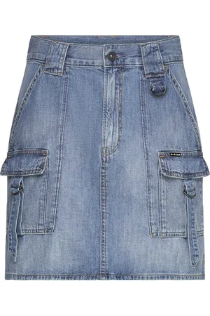 G-Star Viktoria Utility Mini Skirt Wmn Kort Nederdel Blue