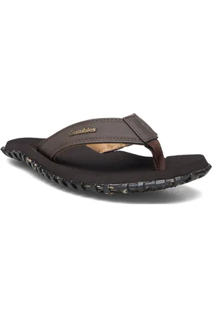 Gumbies Vegovert Sport Summer Shoes Sandals Flip Flops Brown