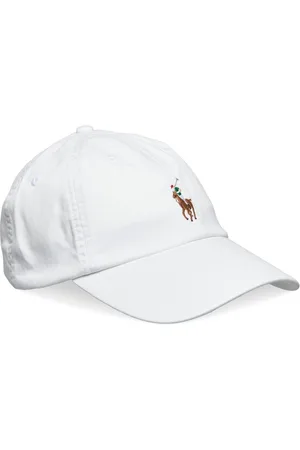 Ralph Lauren Stretch-Cotton Twill Ball Cap Accessories Headwear Caps White