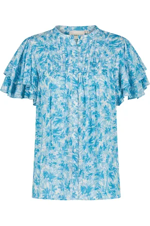 Fabienne Chapot Bobbie Tops Blouses Short-sleeved Blue