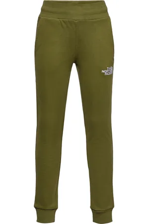 The North Face Teen Drew Peak Light Joggers Sport Sweatpants Khaki Green