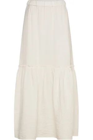 Lindex Skirt Andrea Lang Nederdel Cream