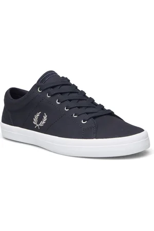 Fred Perry Baseline Twill Low-top Sneakers Navy