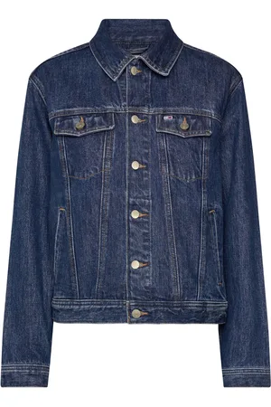 Tommy Hilfiger Mom Cls Jacket Bh0056 Jakke Denimjakke Blue