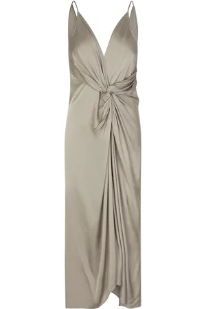 Second Female Aygo Strap Dress Maxikjole Festkjole Brown