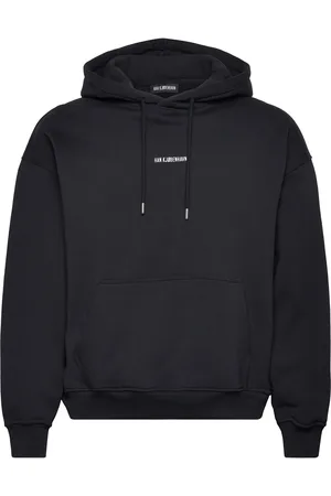 HAN Kjøbenhavn Daily Over D Hoodie Designers Sweatshirts & Hoodies Hoodies Black