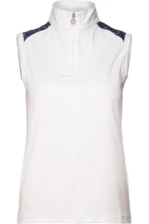 Daily Sports Andria Sl Half Neck Tops T-shirts & Tops Polos White