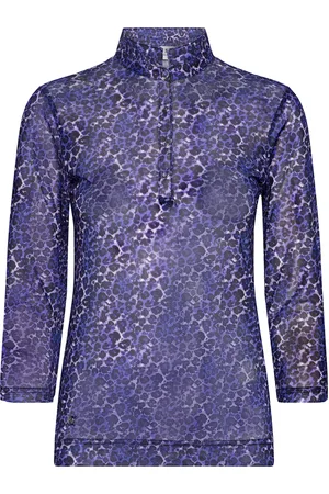 Daily Sports Digne Mesh 3/4S Polo Shirt Tops T-shirts & Tops Polos Blue