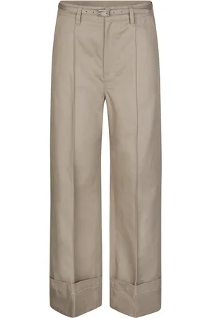 Second Female Wallie Long Trousers Bottoms Trousers Chinos Beige