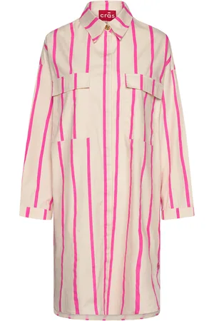 Crās Flaxcras Shirt Tops Shirts Long-sleeved Pink
