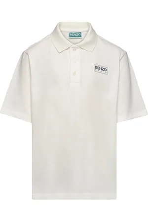 Kenzo Short Sleeve Polo Tops T-shirts Polo Shirts Short-sleeved Polo Shirts White