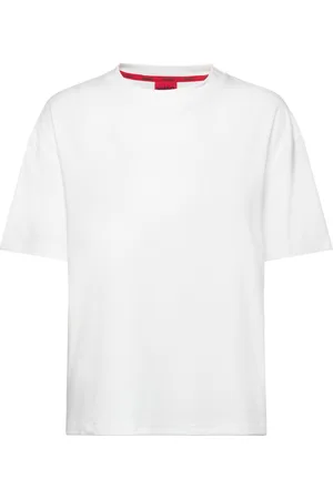 HUGO BOSS Shuffle_T-Shirt Tops T-shirts & Tops Short-sleeved White