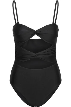Gina Tricot Cutout Twist Swimsuit Badedragt Badetøj Black