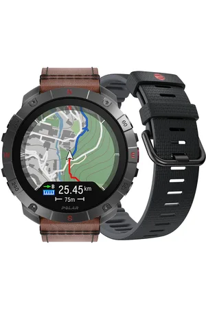 Polar Grit X2 Pro Titan Accessories Sports Equipment Sports Watches Brown