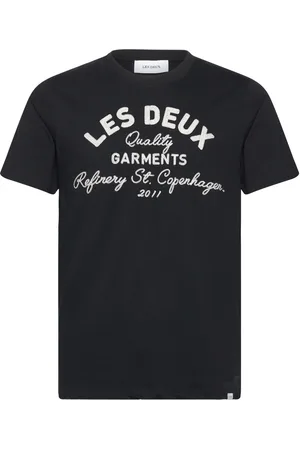 Les Deux Barry T-Shirt Tops T-Kortærmet Skjorte Black