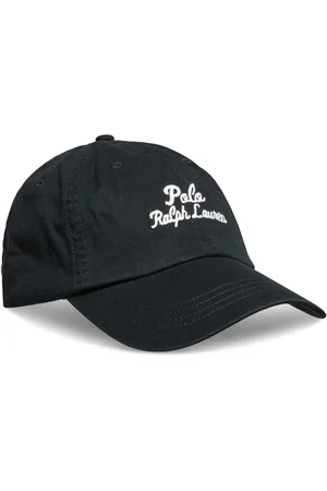 Ralph Lauren Embroidered Twill Ball Cap Accessories Headwear Caps Black