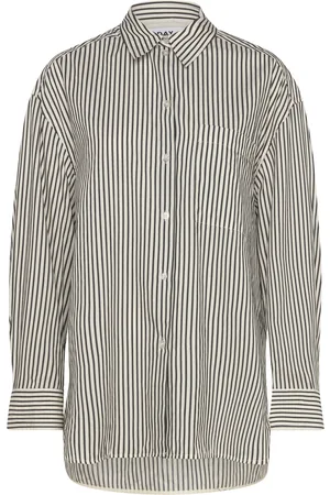 DAY Birger et Mikkelsen Tan - Daily Classic Stripe Tops Shirts Long-sleeved Black