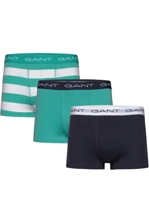 GANT Stripe Trunk 3-Pack Boxershorts Green