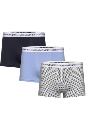GANT Microprint Trunk 3-Pack Boxershorts Navy