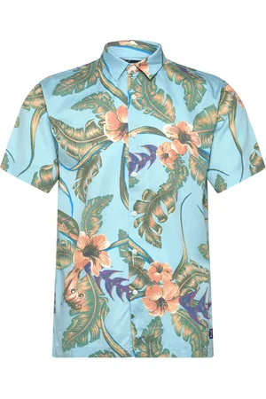 Superdry Hawaiian Shirt Tops Shirts Short-sleeved Multi/patterned