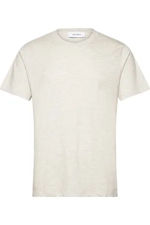 Les Deux Dexter T-Shirt Tops T-Kortærmet Skjorte Grey