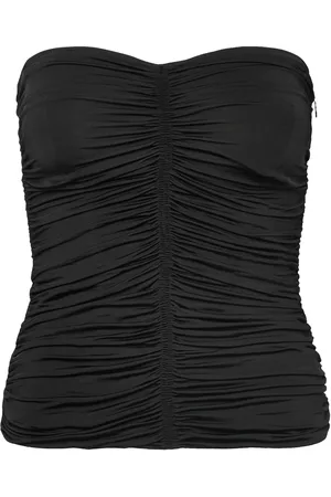 Reiss Marina Tops T-shirts & Tops Sleeveless Black