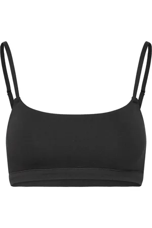 Organic Basics Flex Bralette Lingerie Bras & Tops Soft Bras Bralette Black