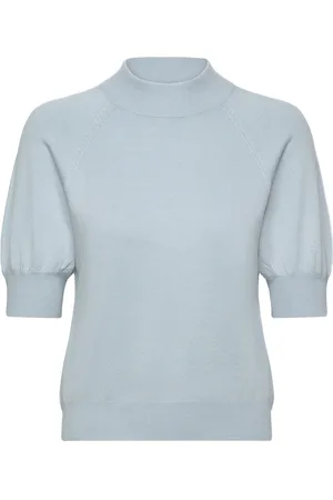 Bruuns Bazaar Anem Bbhalias Knit Tops Knitwear Jumpers Blue