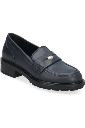 Tommy Hilfiger Th Penny Loafer Loafers Flade Sko Navy