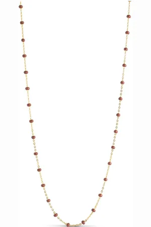 Enamel Necklace, Lola Accessories Jewellery Necklaces Chain Necklaces Brown