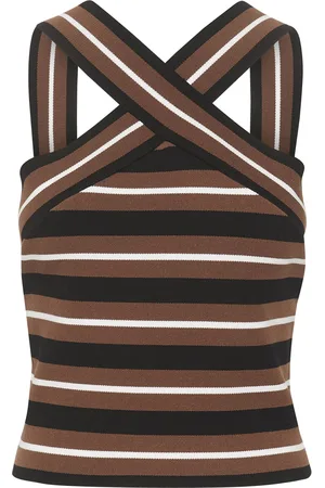 Gestuz Shilagz Top Tops T-shirts & Tops Sleeveless Brown