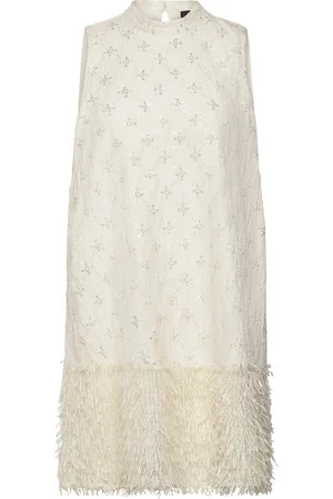 Bruuns Bazaar Angelbbnarina Dress Kort Kjole Cream