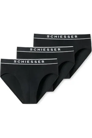 Schiesser Rio Underbukser Y-front Briefs Black